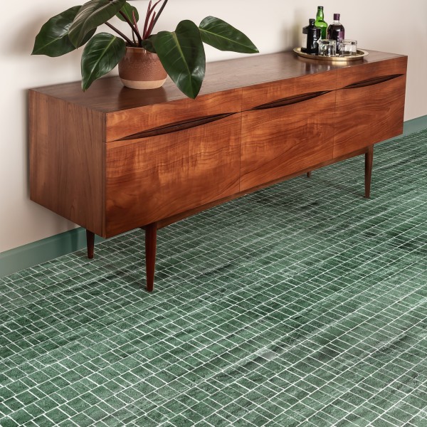 lapidary | rough cut mosaic sheet | verde marble (standard joint) 