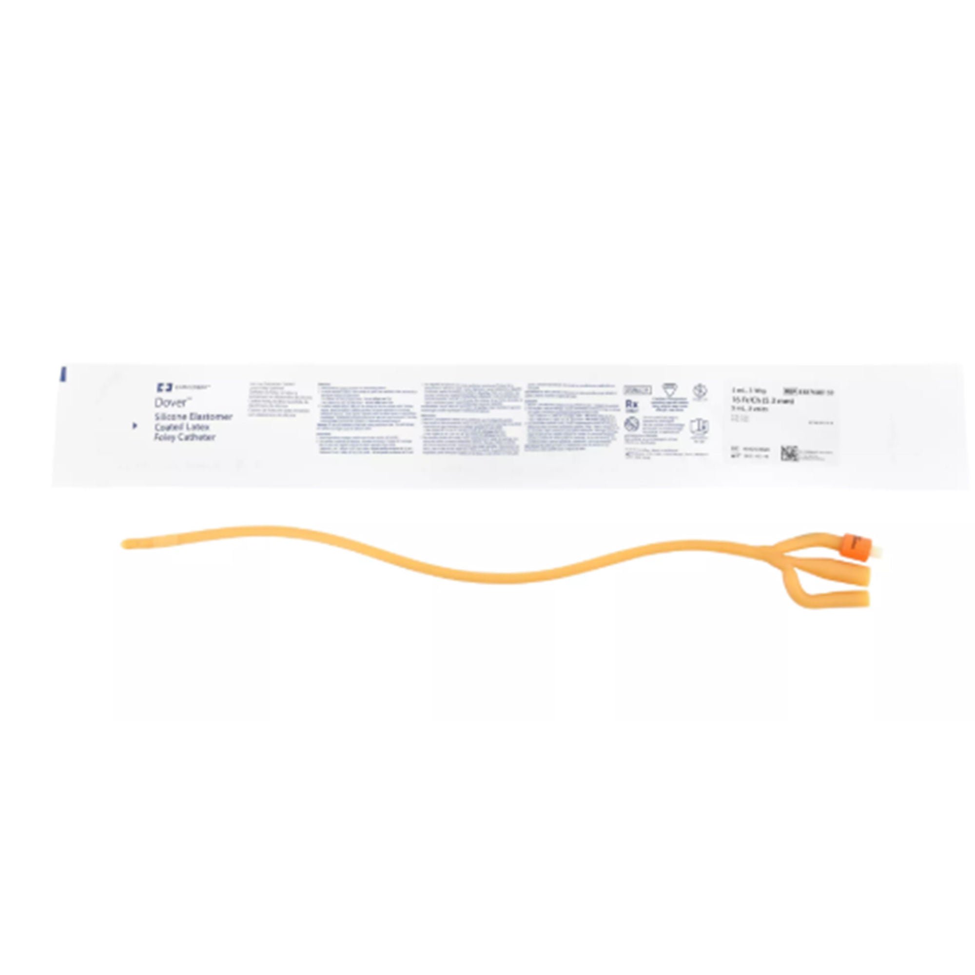 Dover™ Foley Catheter, 18 Fr., 5 cc, Three Way, Standard