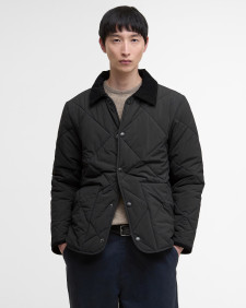 Modified Short Liddesdale Quilted Jacket Black