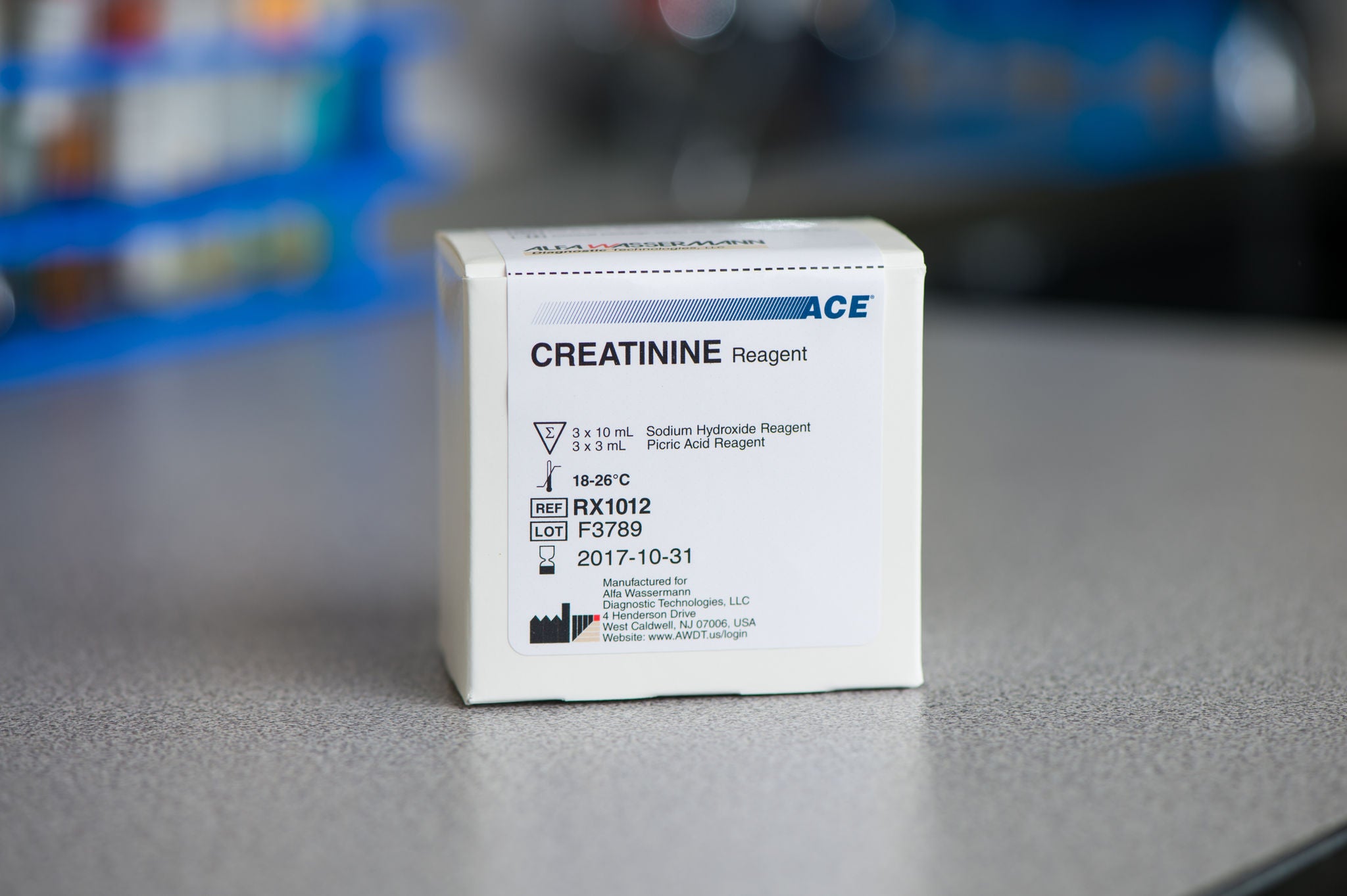 Alfa Wassermann General Chemistry Reagent, Creatinine test