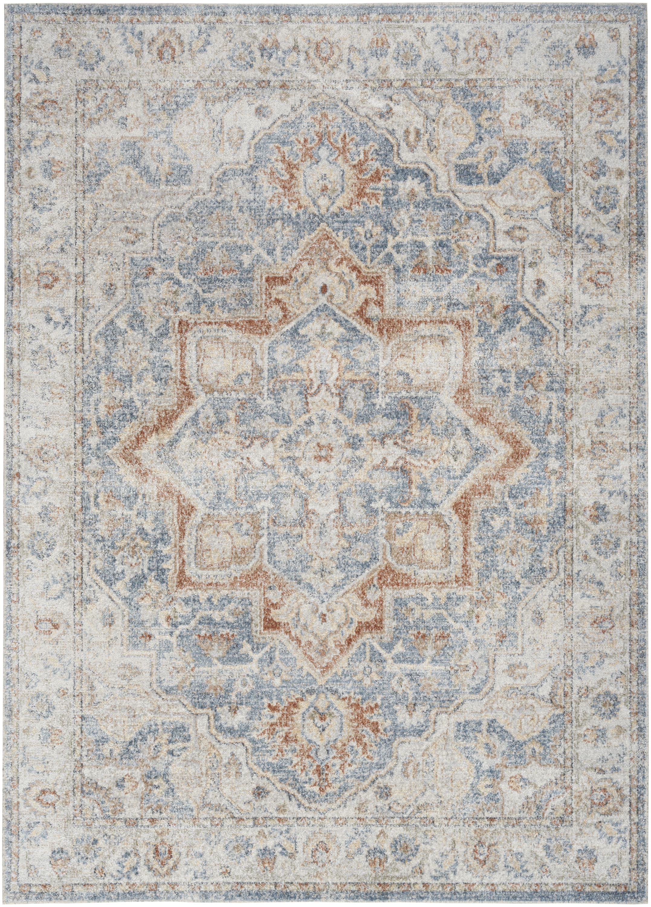 48.00" x 72.00" x .25" Astra Machine Washable Turkey N1794