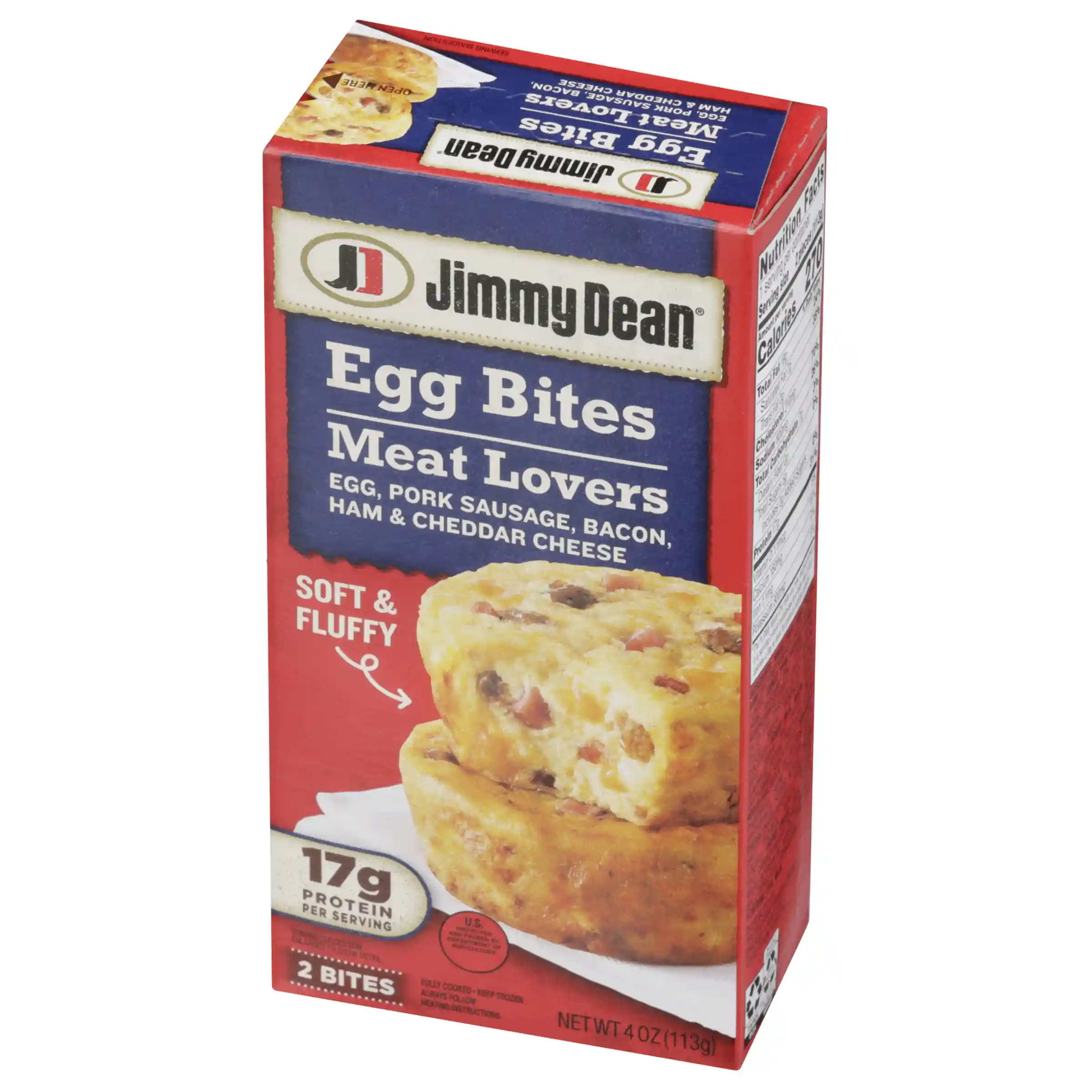 Jimmy Dean Egg Bites Meat Lovers Frozen Breakfast, 4 oz  _image_3