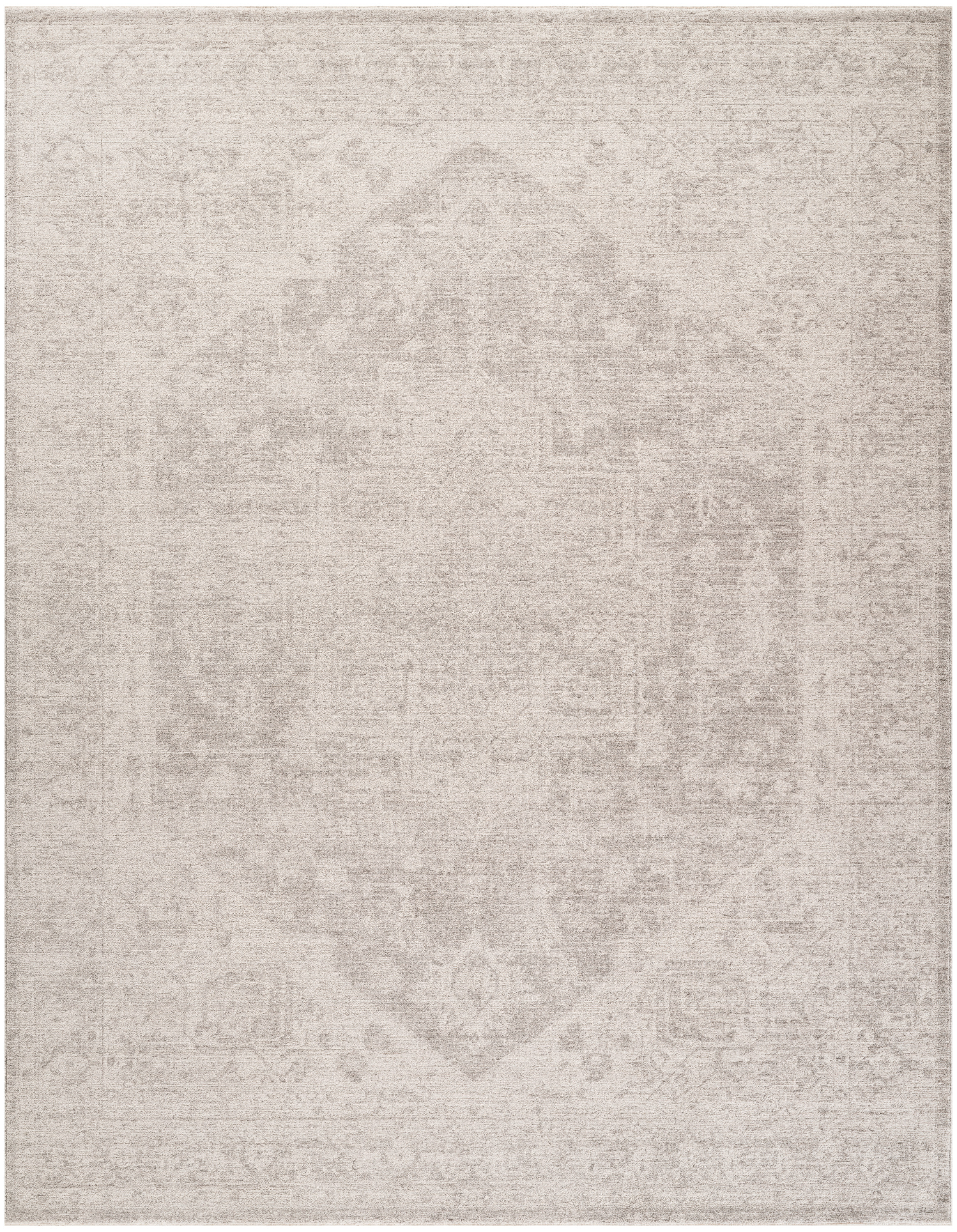 DKNY Pure Shades 7'10" x 9'10" Grey Vintage Indoor Rug