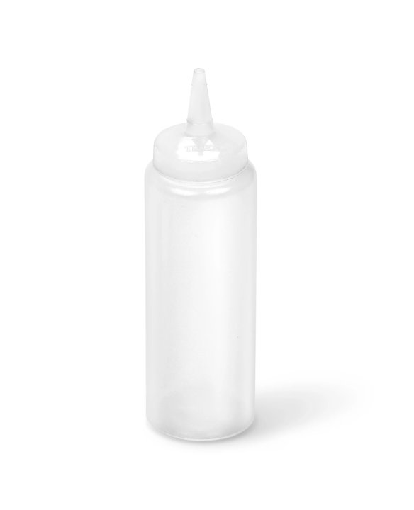 8-ounce Traex® Color Mate clear single-tip squeeze dispenser