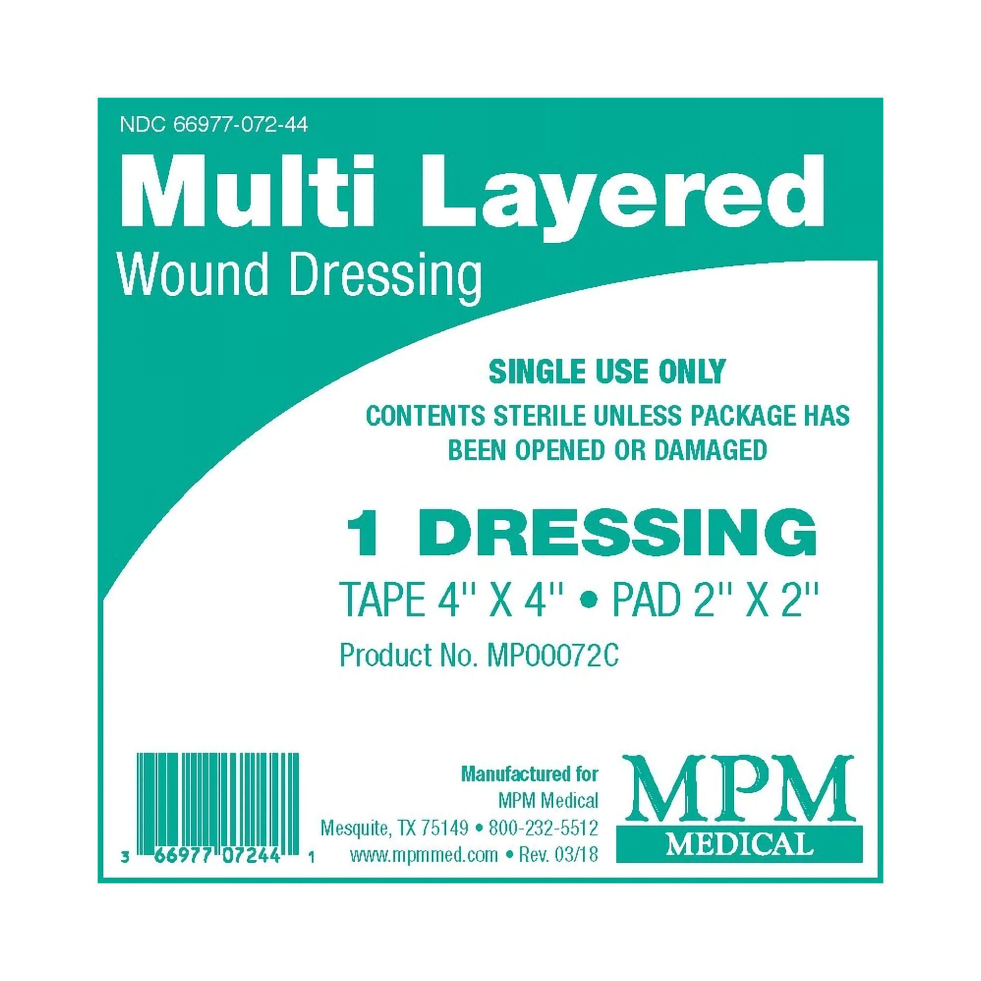 Repel™ Composite Dressing, 4 x 4 inch