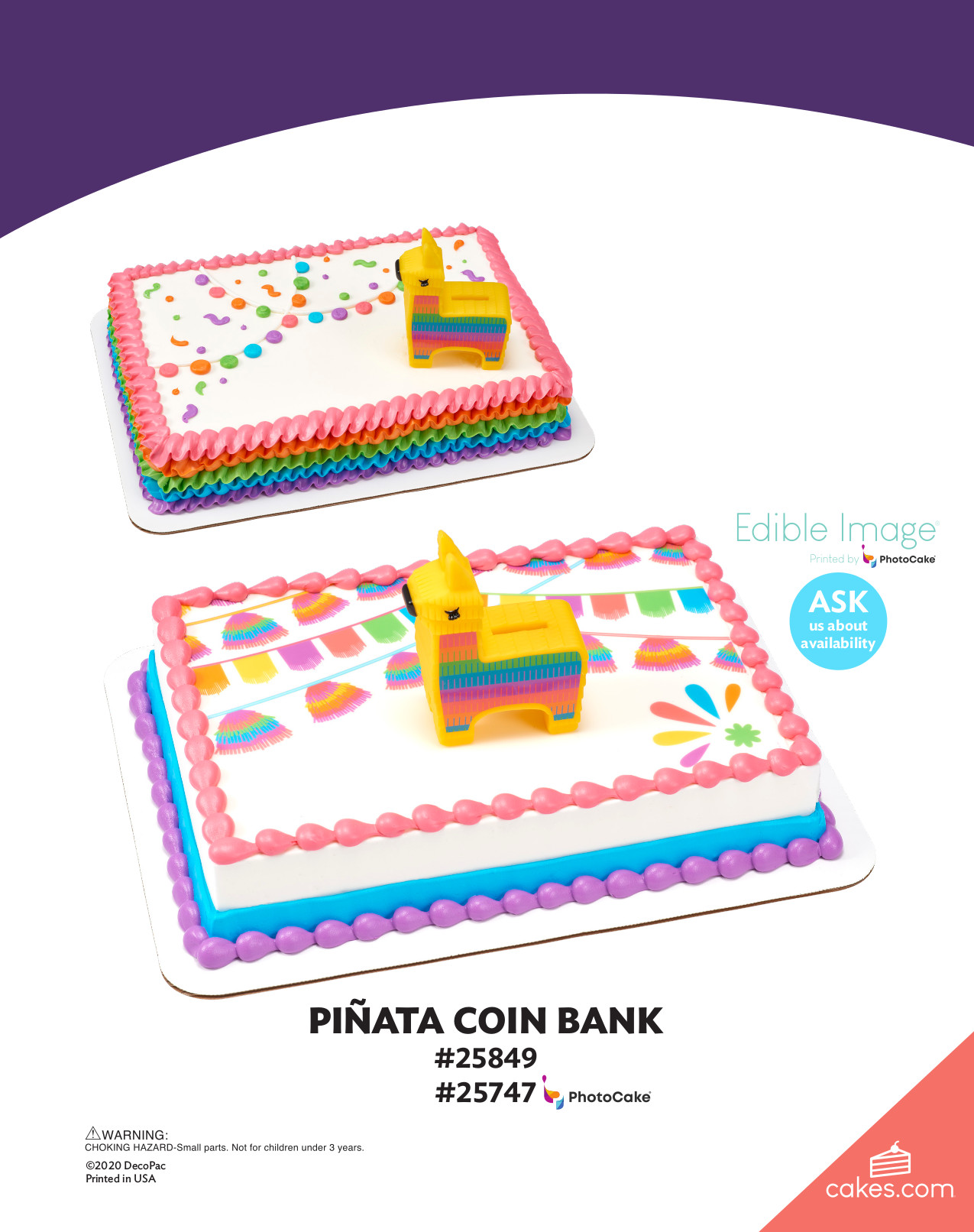 Piñata Coin Bank DecoSet® | The Magic of Cakes® Page | DecoPac