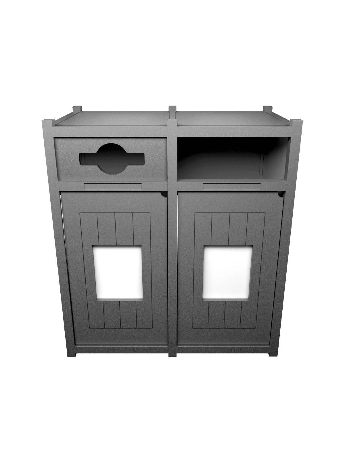 Busch Systems Aspyre Collection Vision Series double in grey with door signs