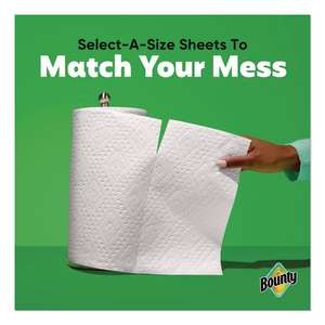 PG19274, Procter & Gamble, Bounty Select-a-Size, 60.48ft Kitchen Roll Towel, 2 ply, White