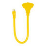 Extension Cord, 12 AWG, 3 Conductor, 2 ft., Yellow