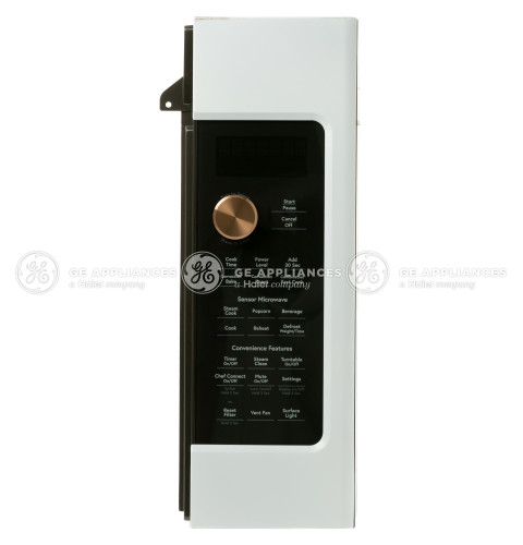 BLACK STAINLESS CONTROL PANEL WHITE LED