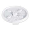 Dart, Lift n' Lock Plastic Hot Cup Lids, Fits 8 oz Cups, White