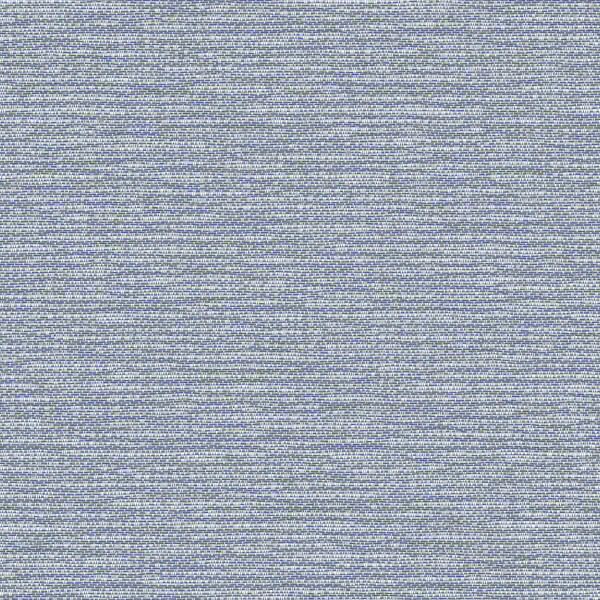 Light blue-gray woven fabric shows subtle horizontal and vertical threads, creating a fine textured, plaid-like pattern; close-up, evenly lit surface with soft, slightly irregular lines.