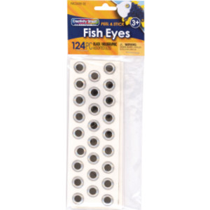 Fish Eyes, Holographic, Assorted Sizes, 124 Pieces