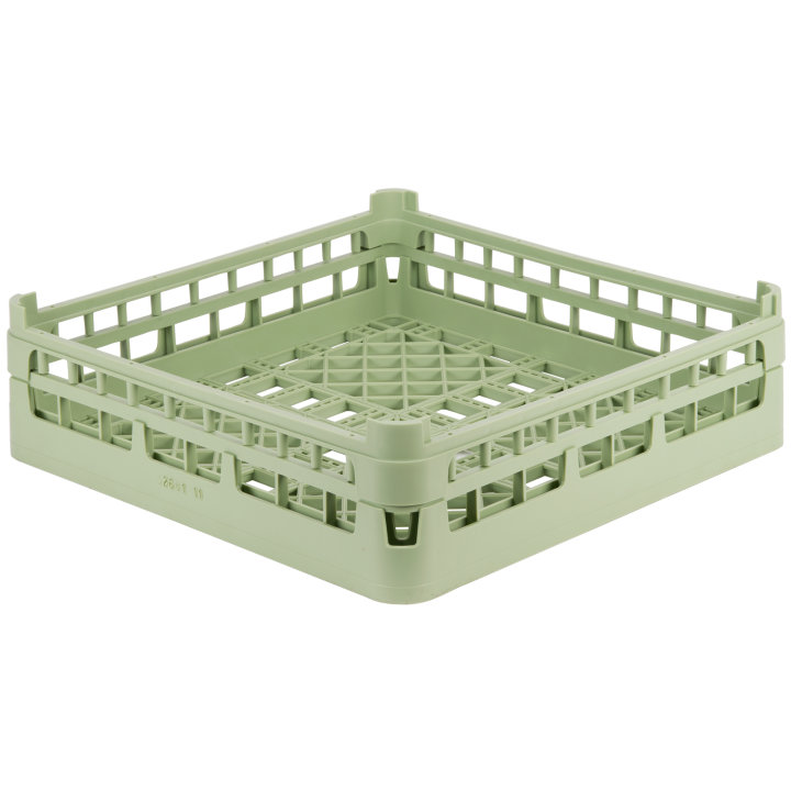 Signature full-size open rack with medium height in Light Green / Light Green