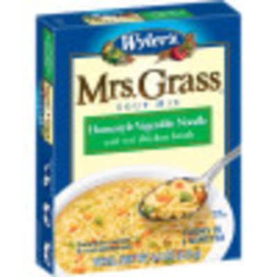 Wyler's Mrs. Grass Homestyle Vegetable Noodle Soup Mix 4.2 oz Box