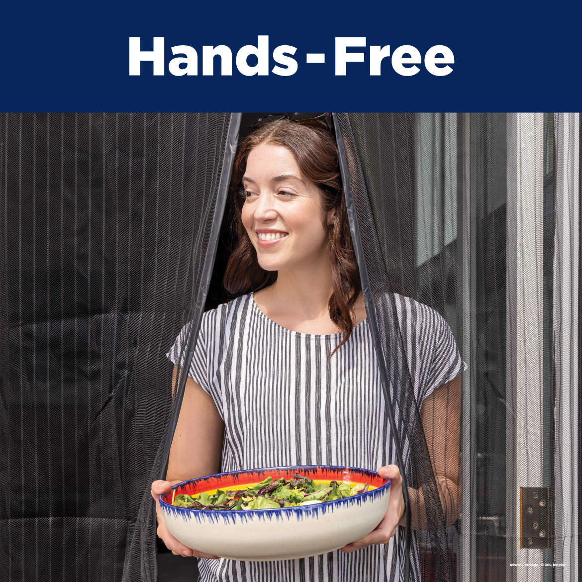 Duck® Brand Hands-Free Magnetic Screen Door
