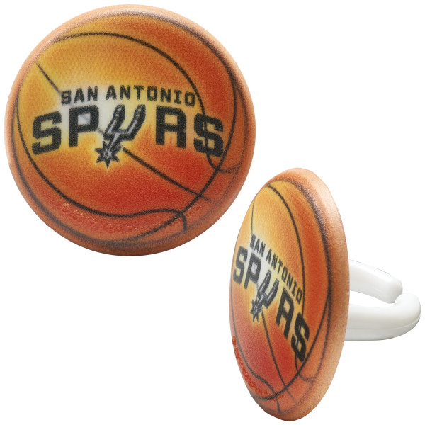 NBA Team Basketball Cupcake Rings