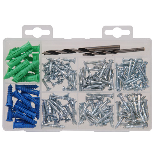 Wood Screws & Drill Bits Kit Medium