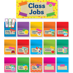 Tape It Up! Class Jobs Bulletin Board