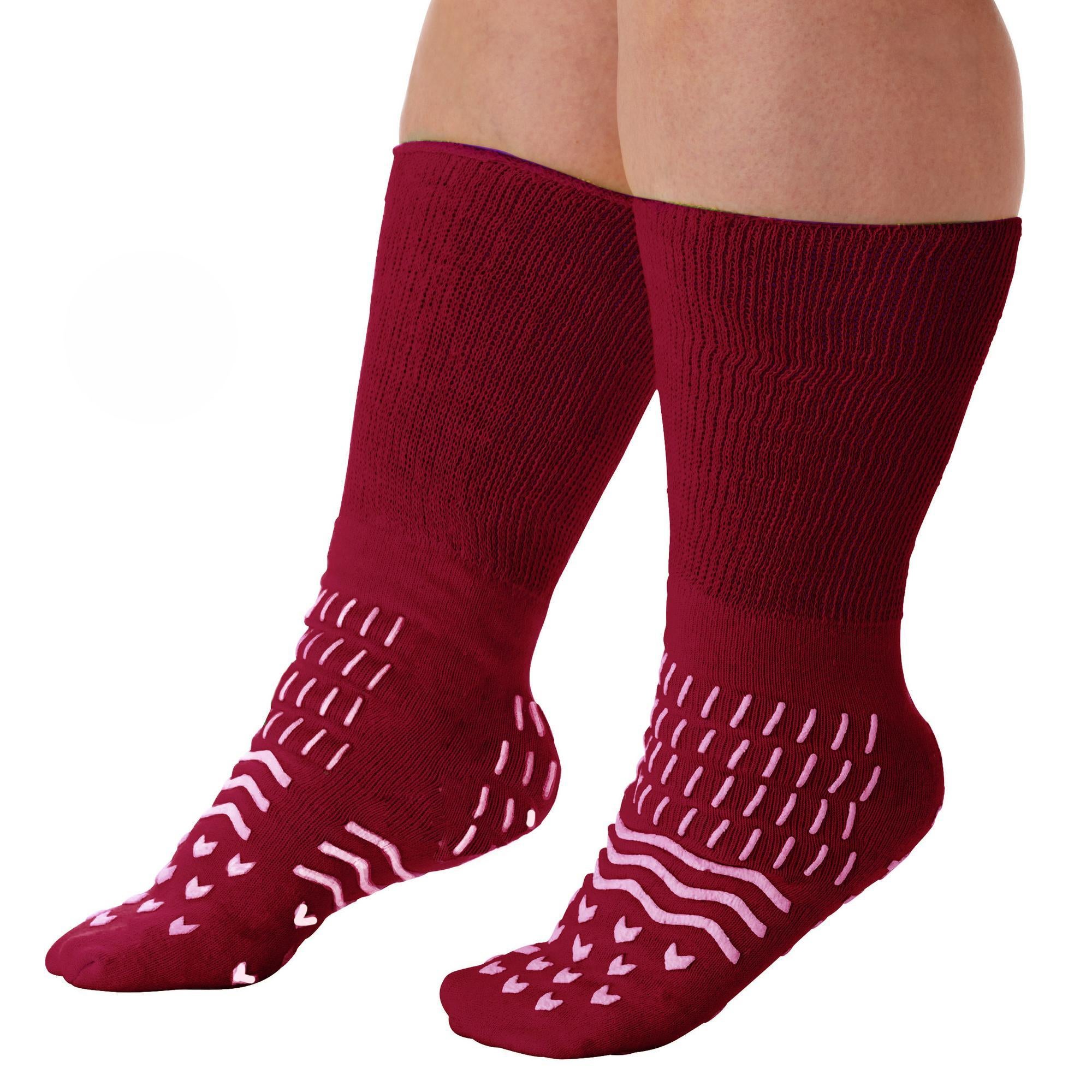 Confetti Treads® Risk Management Patient Safety Footwear, Red, 5X-Large