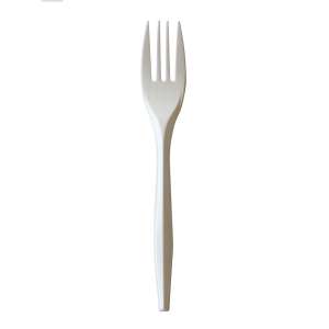 Boardwalk, Mediumweight Polypropylene Cutlery, Fork, 5.51", Plastic, White