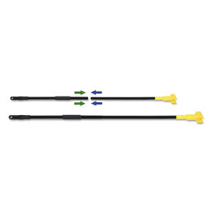 Boardwalk, Two-Piece, Gripper Handle, 59", Metal, Yellow