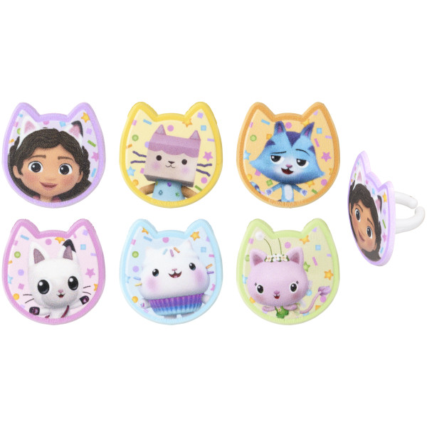 DreamWorks Gabby's Dollhouse Cupcake Rings