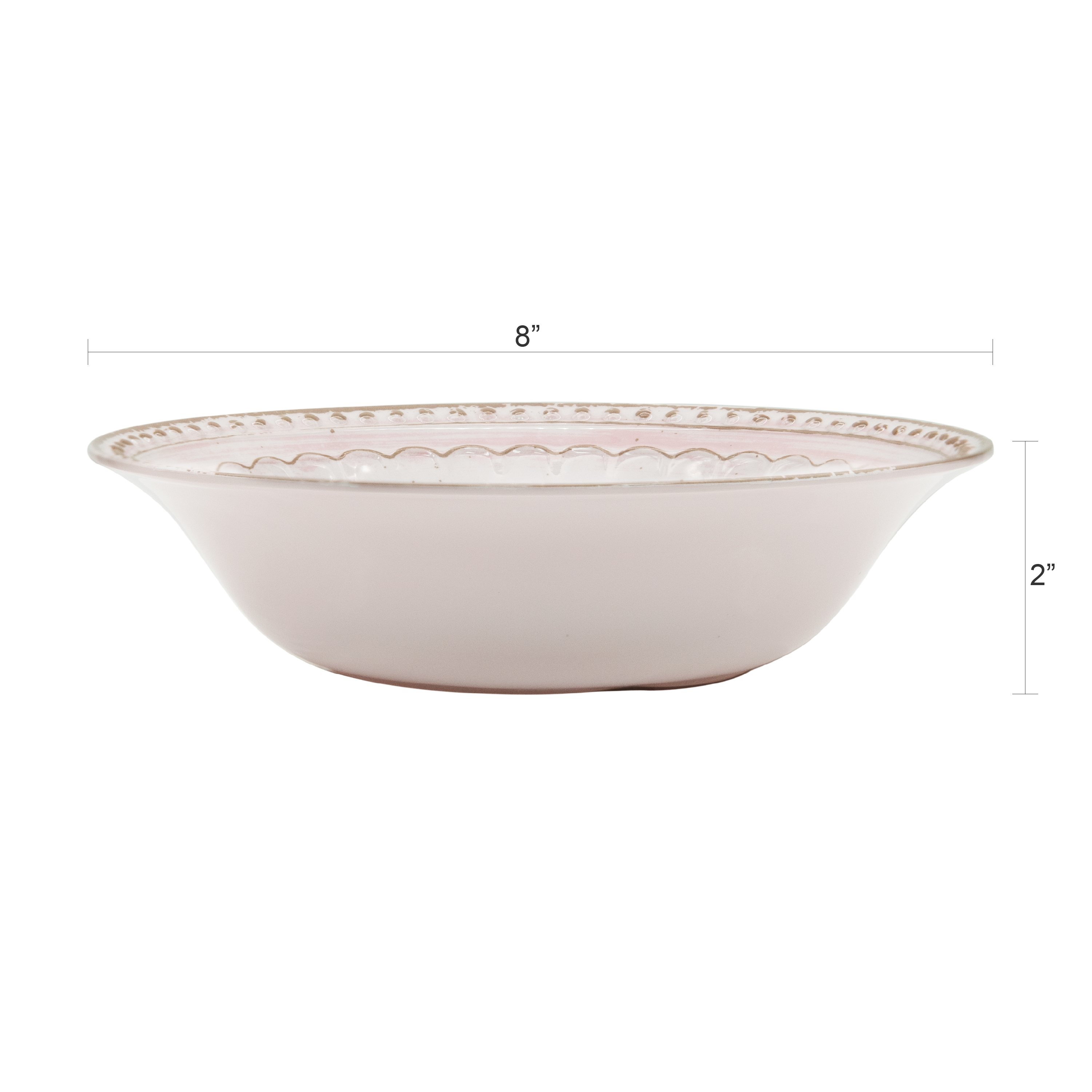 French Country Plate & Bowl Sets, Pink, 12-piece set slideshow image 4 French Country Plate & Bowl Sets, Pink, 12-piece set slideshow image 4