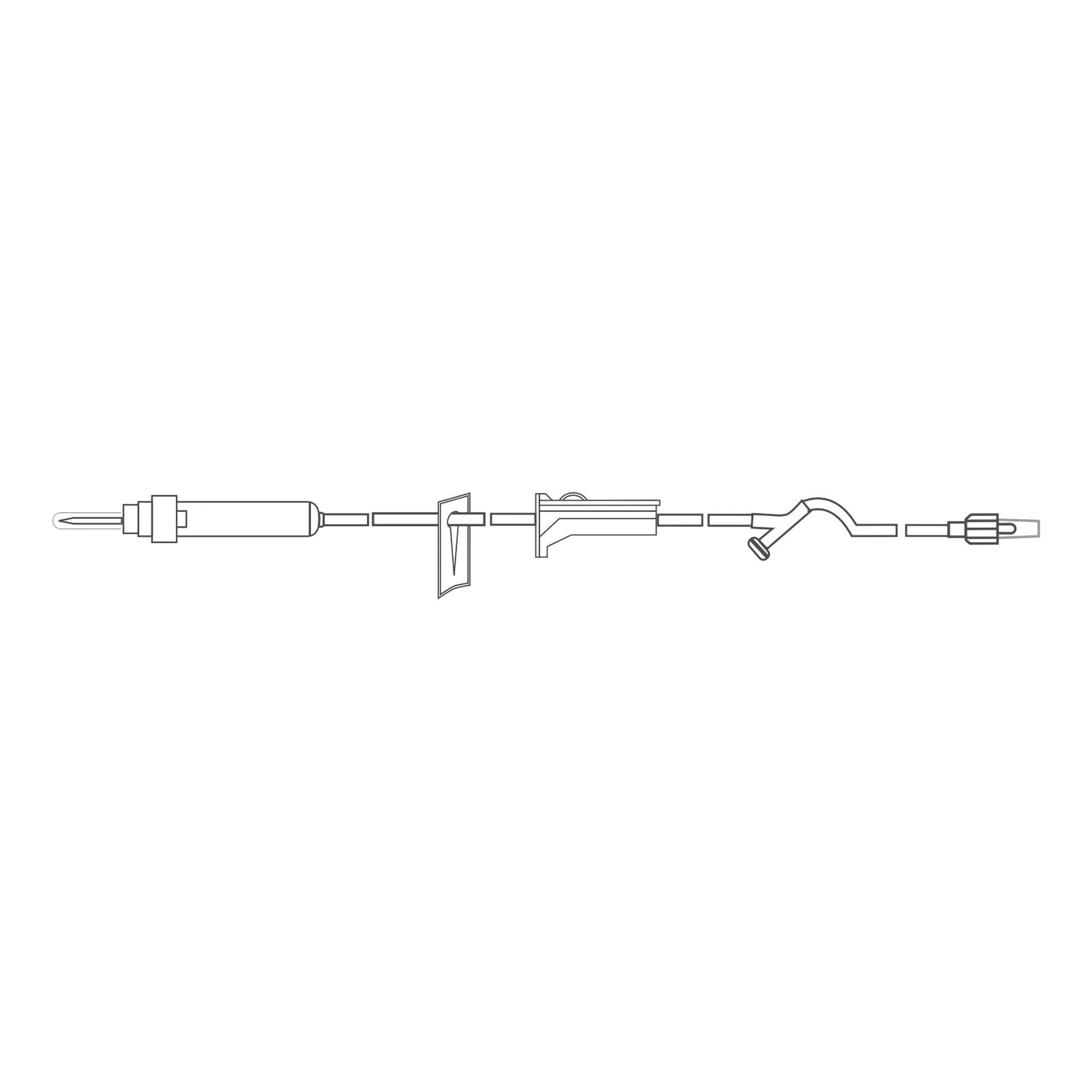 MedSource International IV ADMIN SET, 15DROP 78" (50/CS)
