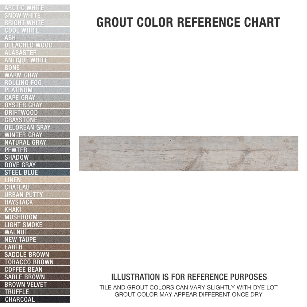 Bois Ceniza 6 in. x 35-1/2 in. Porcelain Floor and Wall Tile Bois Ceniza 6 in. x 35-1/2 in. Porcelain Floor and Wall Tile