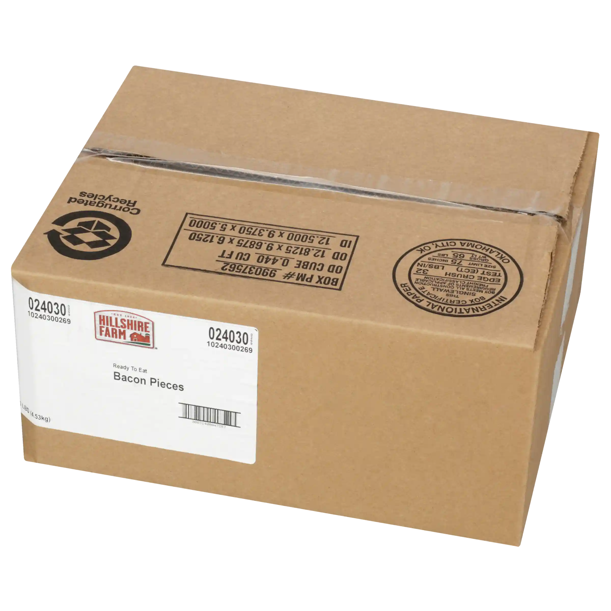 Hillshire Farm® Bakin' Bacon™ Heat-N-Serve Pizza Topping, 1/2 Inch x 1/2 Inch Diced_image_5