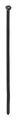 Ty Rap® Cable Tie Weather Resistant Stainless Steel Locking Device 7.00 L x 0.09 in. W Black Nylon