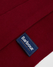 Plain Lambswool Scarf Biking Red