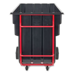 Rubbermaid Commercial, BRUTE, Rotomolded Tilt Truck, Standard Duty, 1 1/2 Cubic Yard, Black