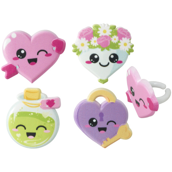 Valentine Cuties Cupcake Rings