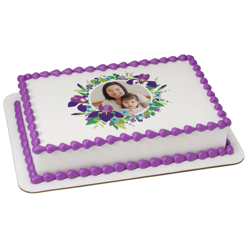 Image Cake Blooming Iris
