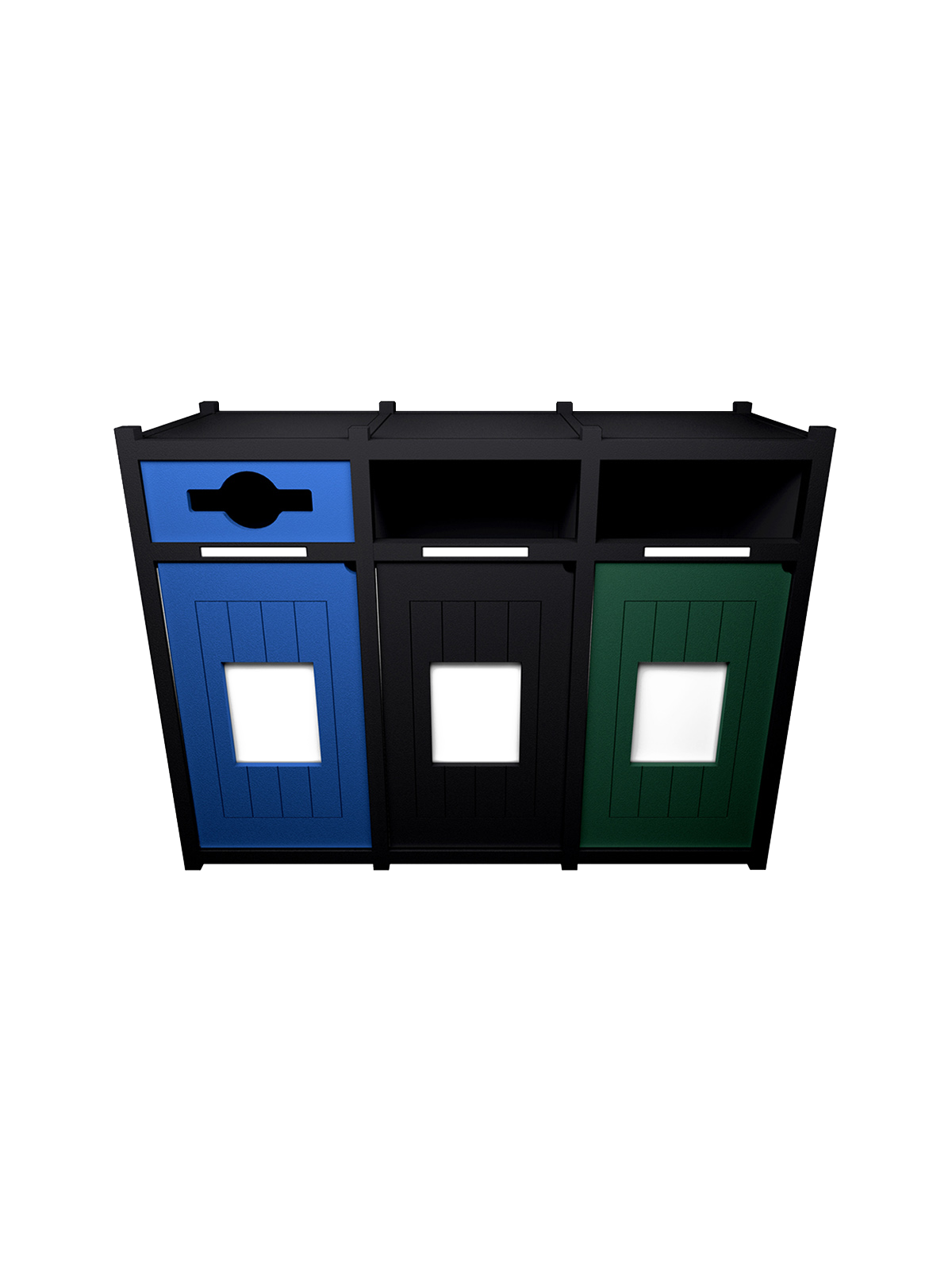 VISION – Triple – Unit – Mixed-Full-Full – Black-Blue-Black-Green