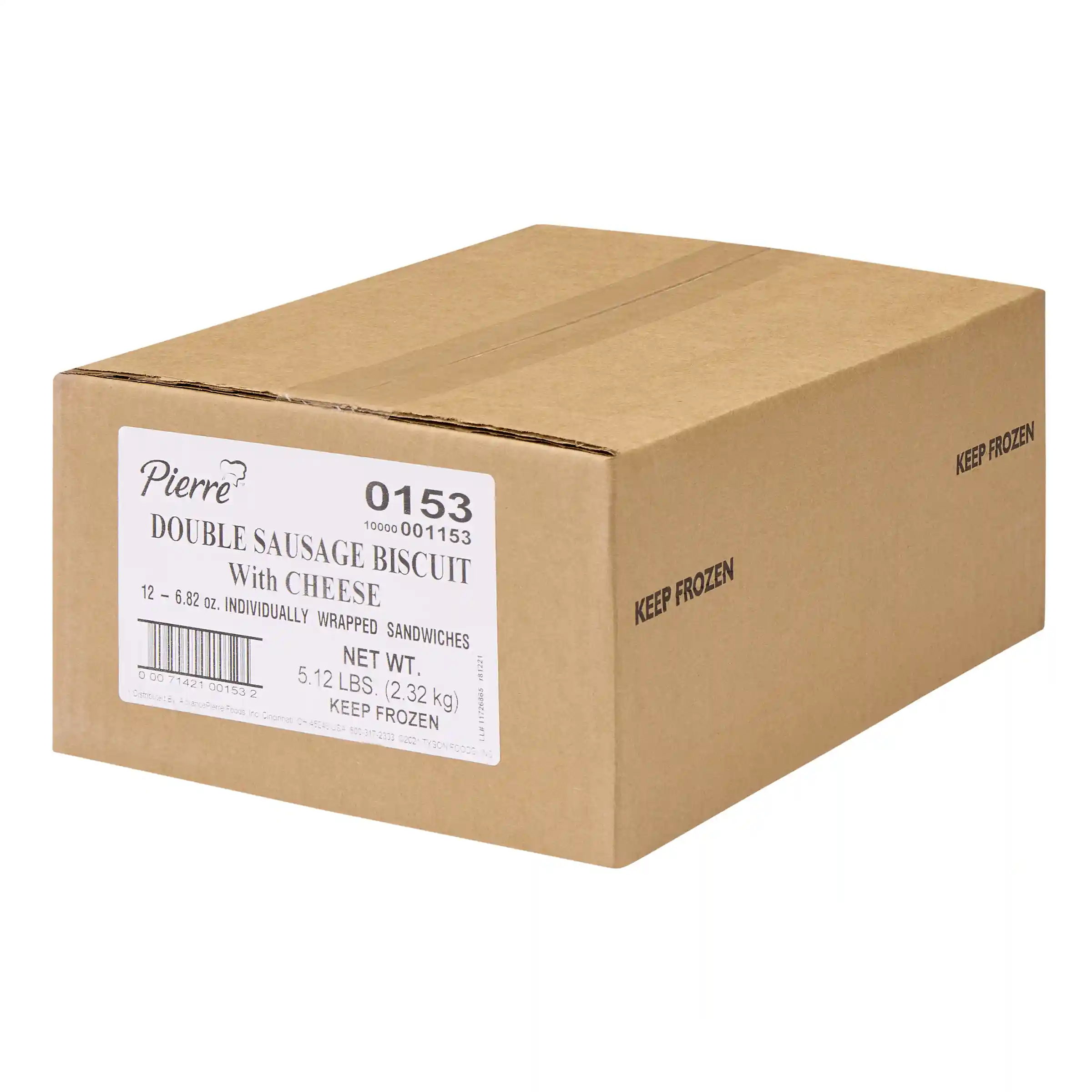 AdvancePierre™ Double Pork Sausage and Cheese on a Biscuit_image_5