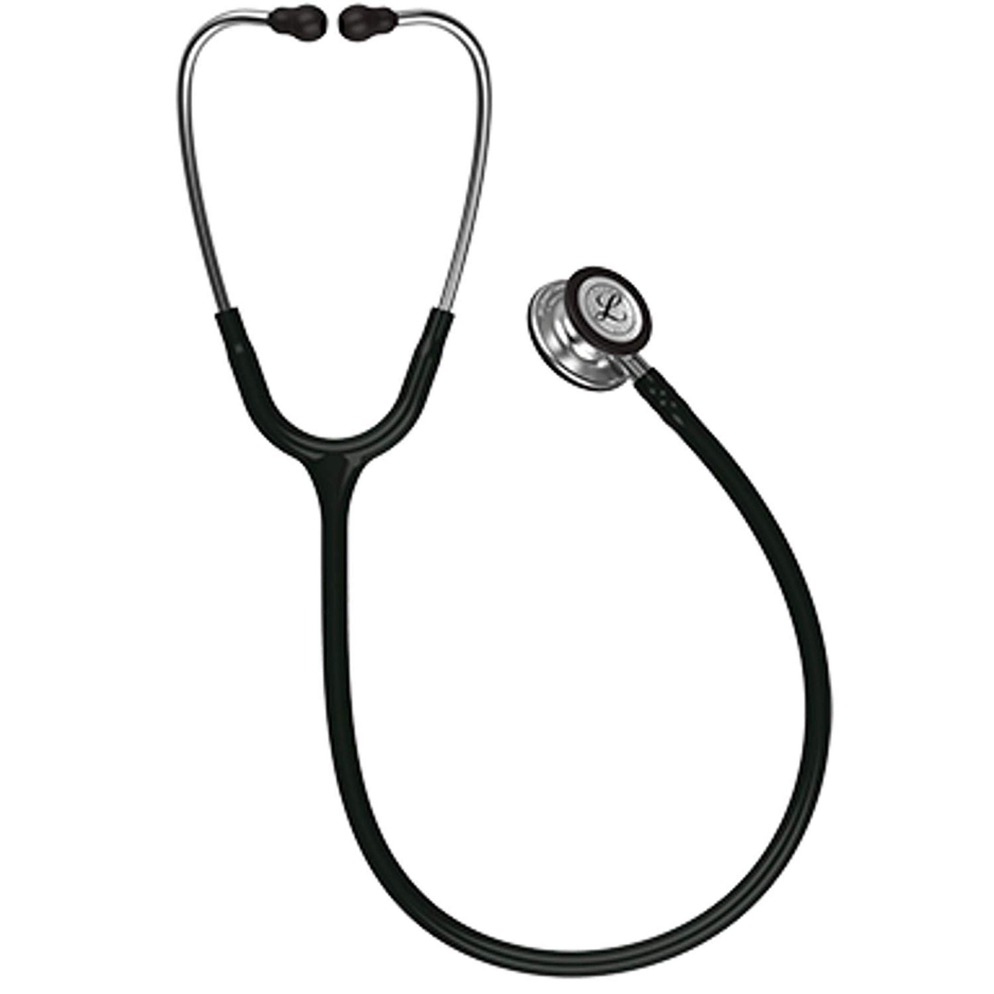 3M Littmann Classic III Monitoring Stethoscope, Black, 27 Inch, Single Lumen Tube