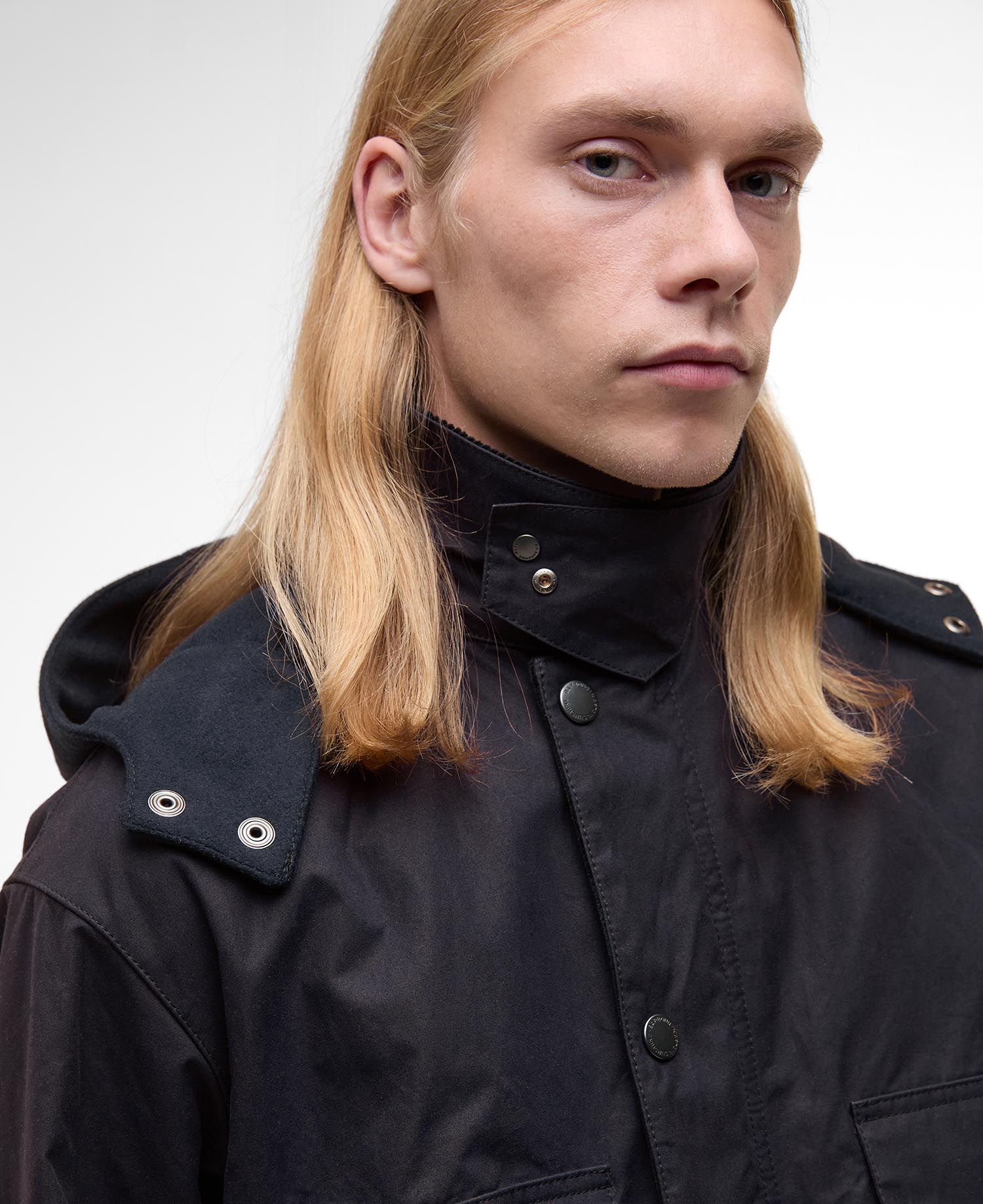 Barbour x Kaptain Sunshine Oversized Bedale Casual Field Coat image number 4