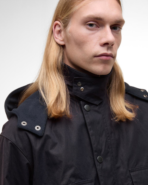 Cappotto casual oversize Bedale in stile country Barbour x Kaptain Sunshine Dark Indigo