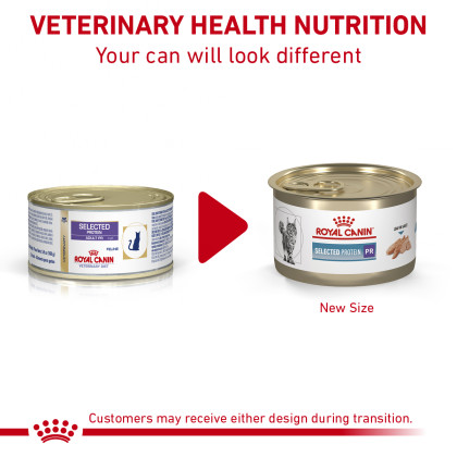 Royal Canin Veterinary Diet Feline Selected Protein PR Loaf in Sauce Canned Cat Food