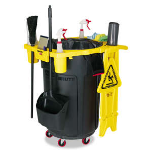 Rubbermaid Commercial, BRUTE, Yellow, Rim Caddy