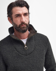 New Tyne Half-Zip Jumper Olive