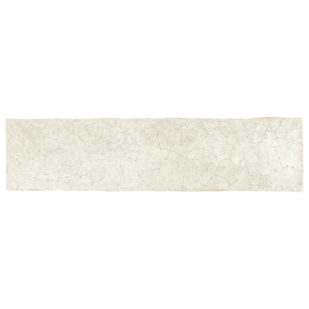 Crackle Cream 2-7/8 in. x 11-7/8 in. Ceramic Wall Tile