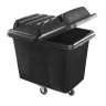 Rubbermaid Commercial, Cube Truck Lid, 14/16 Cubic Foot, Black