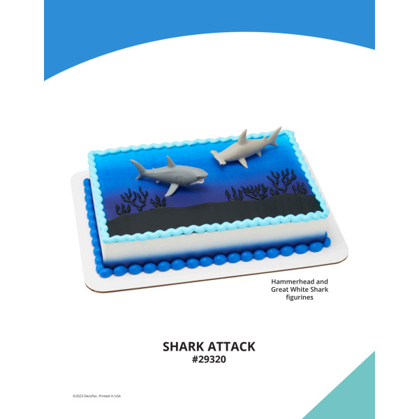 Shark Attack The Magic of Cakes® Icing Only Page