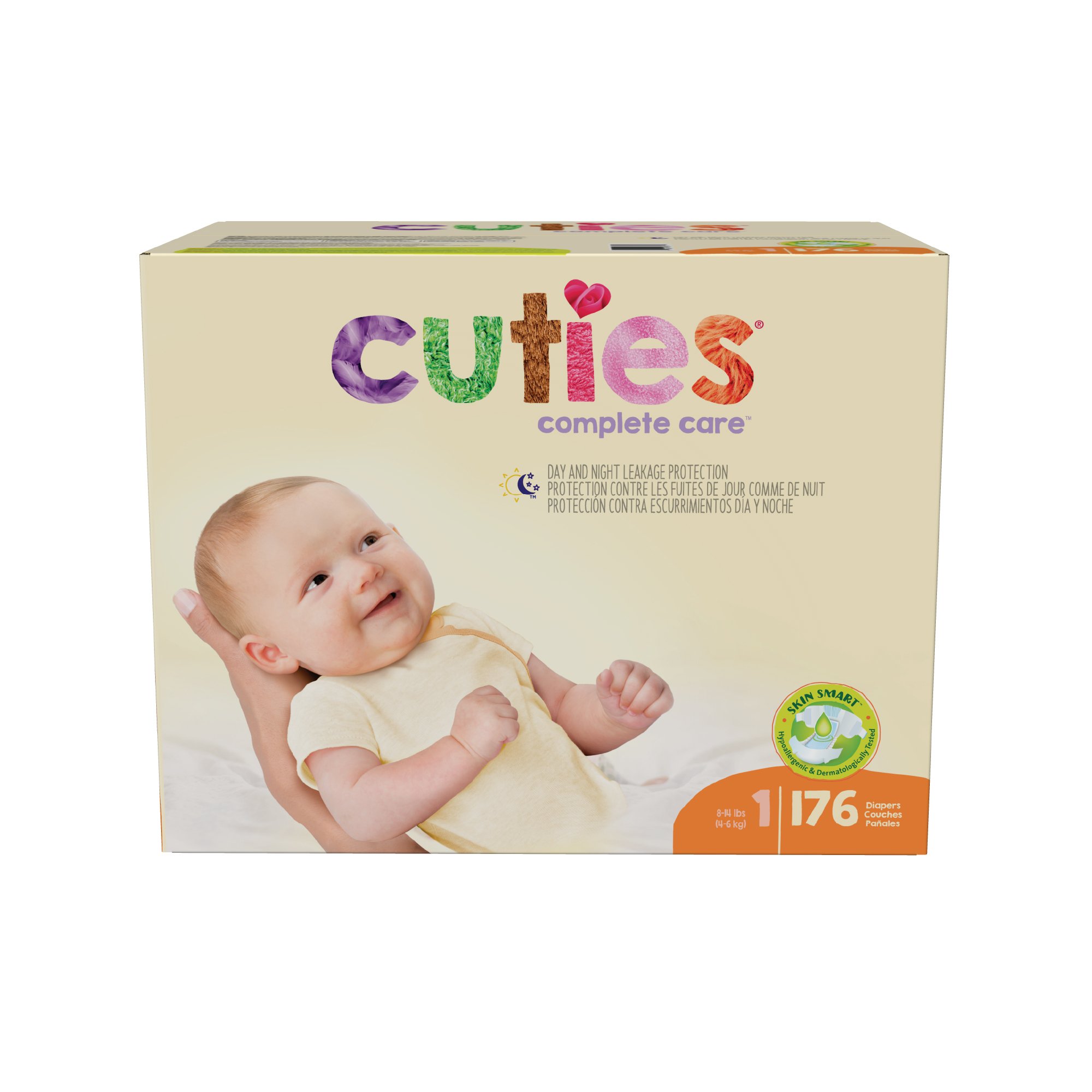 Cuties Complete Care Diaper, Size 1 MK 1102736
