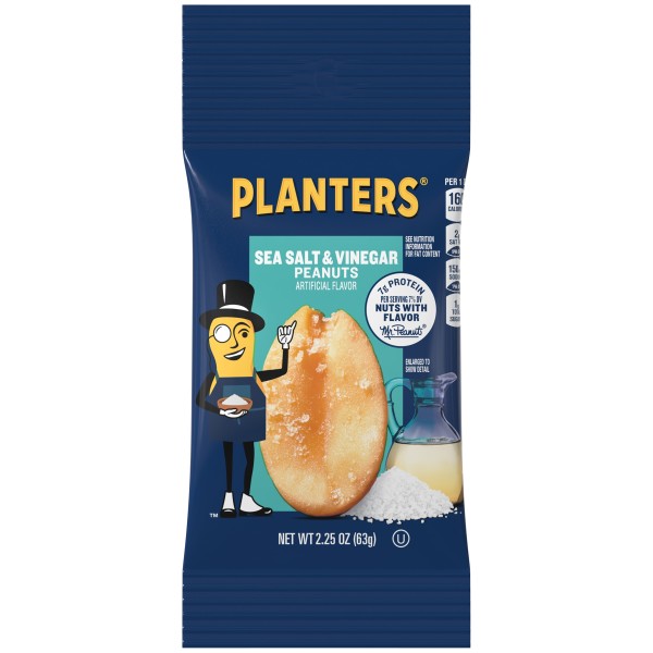 PLANTERS(r) Sea Salt And Vinegar 30/2.25oz . A1N1 - Front No Plunge In Package (Low Res)