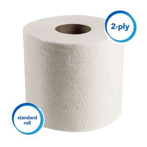KIM04460, Kimberly Clark, Scott, 2 ply, 4in Bath Tissue